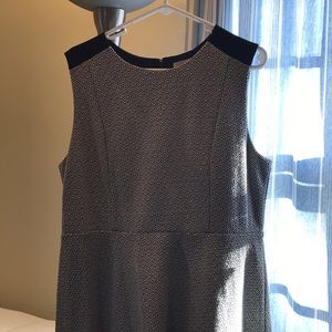 Loft Black and White Dress